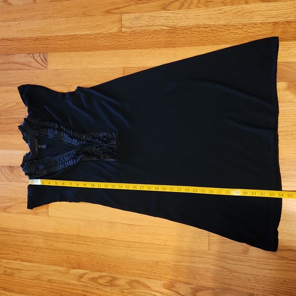 BCBGMAXAZRIA Silk Blend Black Dress Size Small - Picture 7 of 8